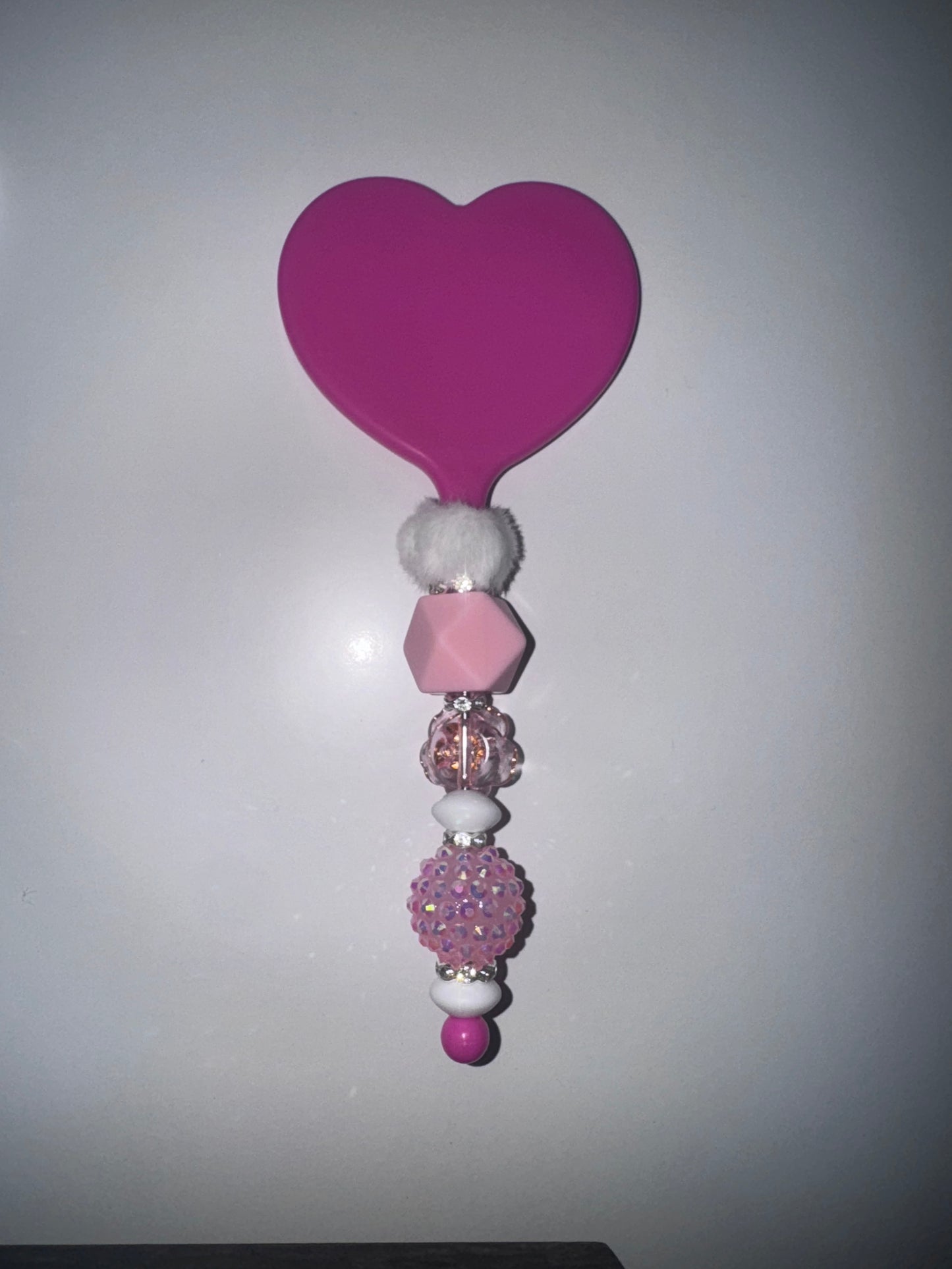 Pink Heart Mirror