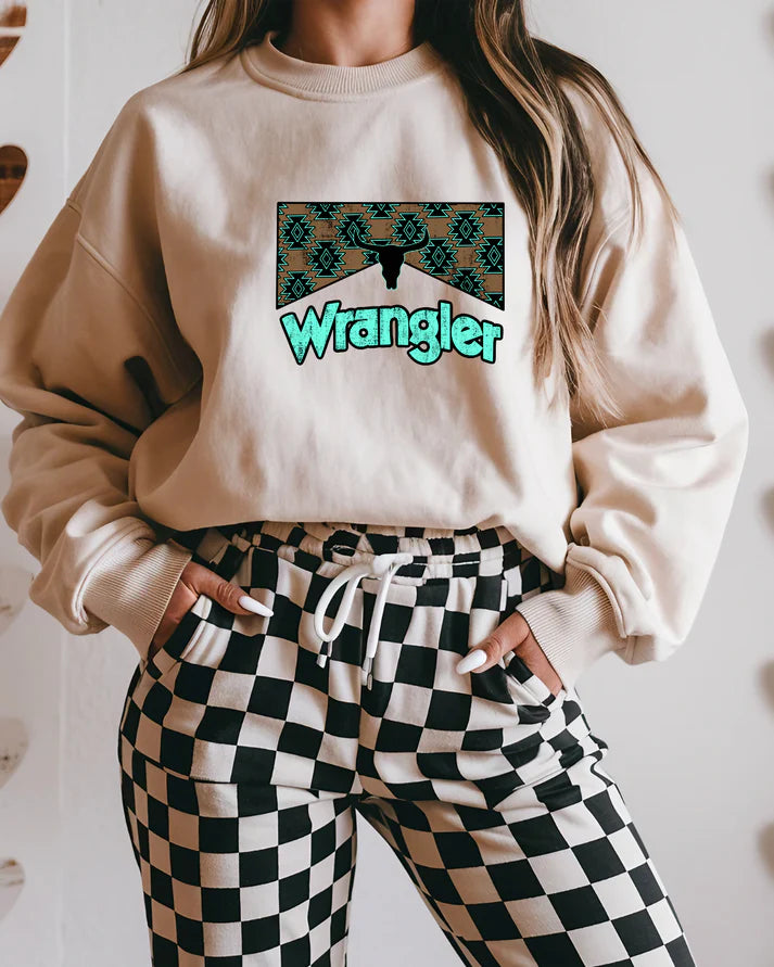 Wrangler in Teal