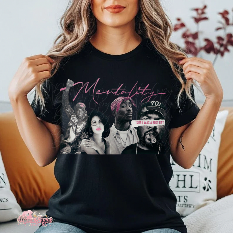 Mentality Graphic Tee | Vintage Hip Hop Streetwear T-Shirt | Unisex Rap Culture Shirt