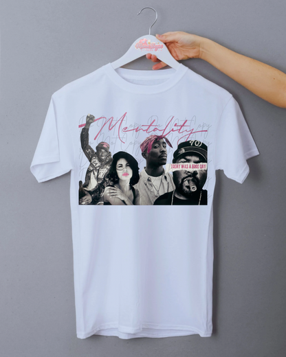 Mentality Graphic Tee | Vintage Hip Hop Streetwear T-Shirt | Unisex Rap Culture Shirt