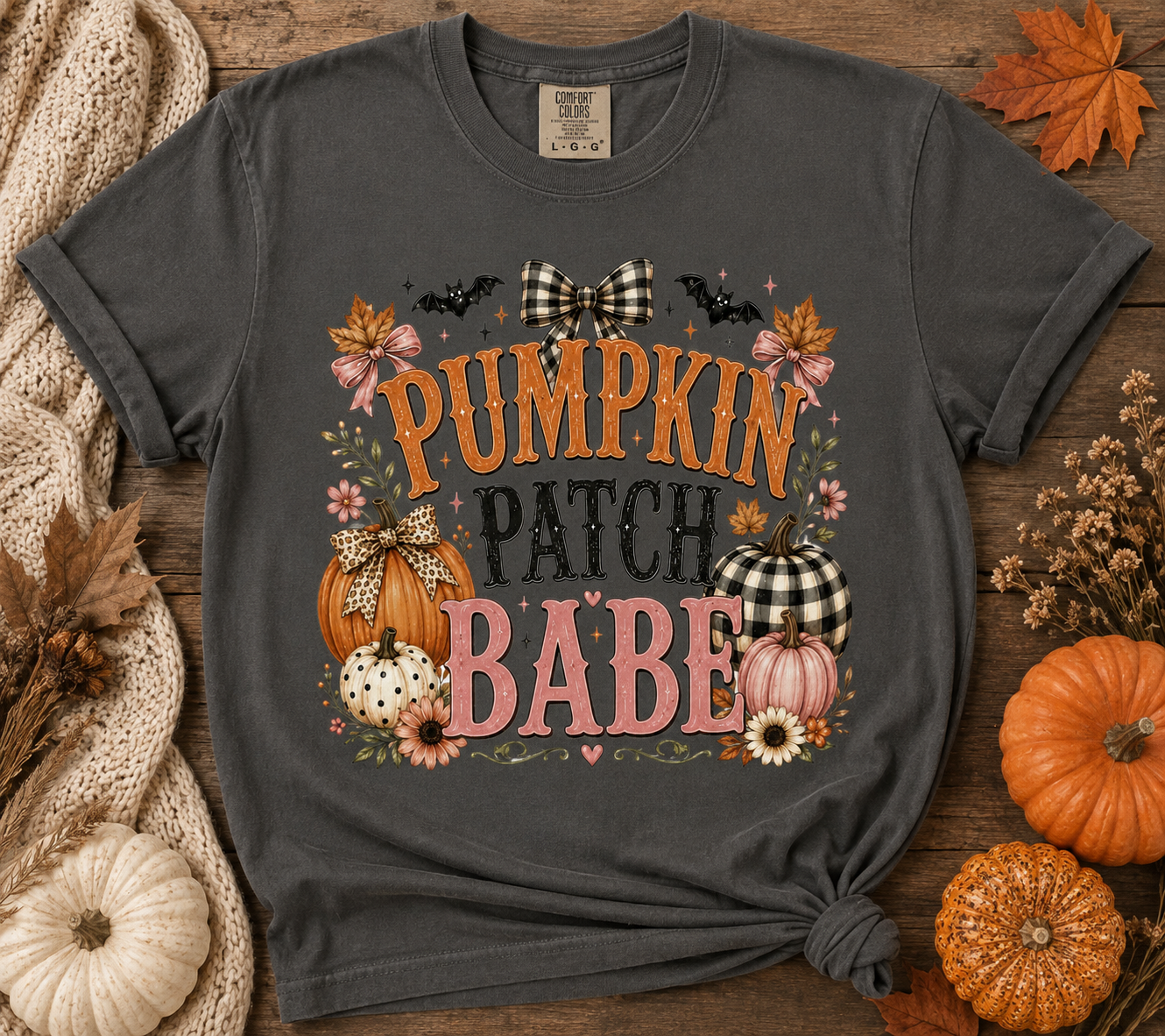 Pumpkin Patch Babe Tee | Cute Fall Halloween Shirt
