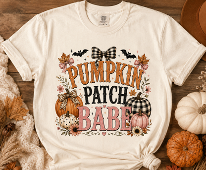 Pumpkin Patch Babe Tee | Cute Fall Halloween Shirt