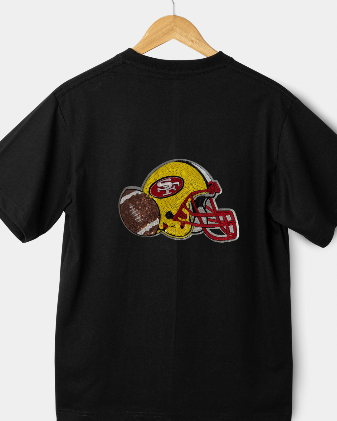 49ers Sequin helmet