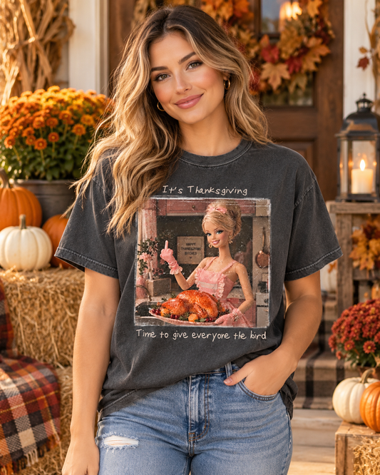 It’s Thanksgiving, Give Everyone the Bird | Funny Thanksgiving Graphic Tee