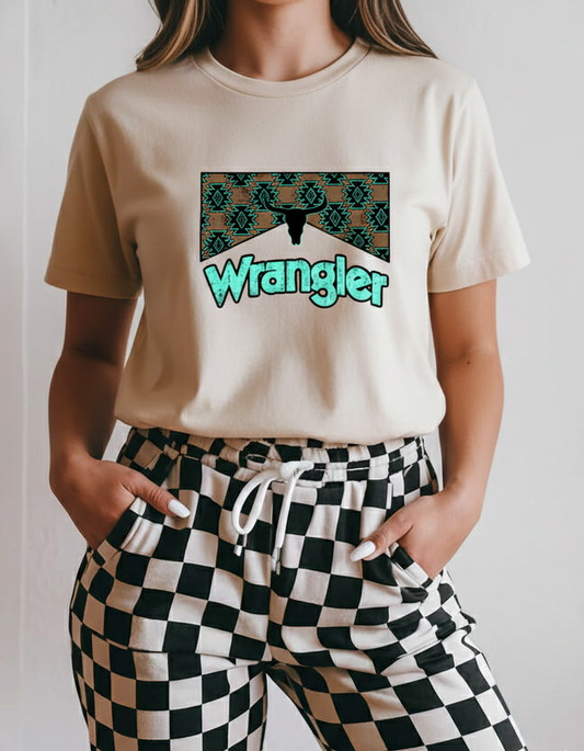 Wrangler in Teal