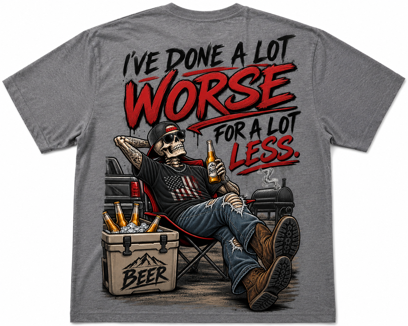 I’ve Done a Lot Worse for a Lot Less – Men’s Adult Humor Graphic T-Shirt