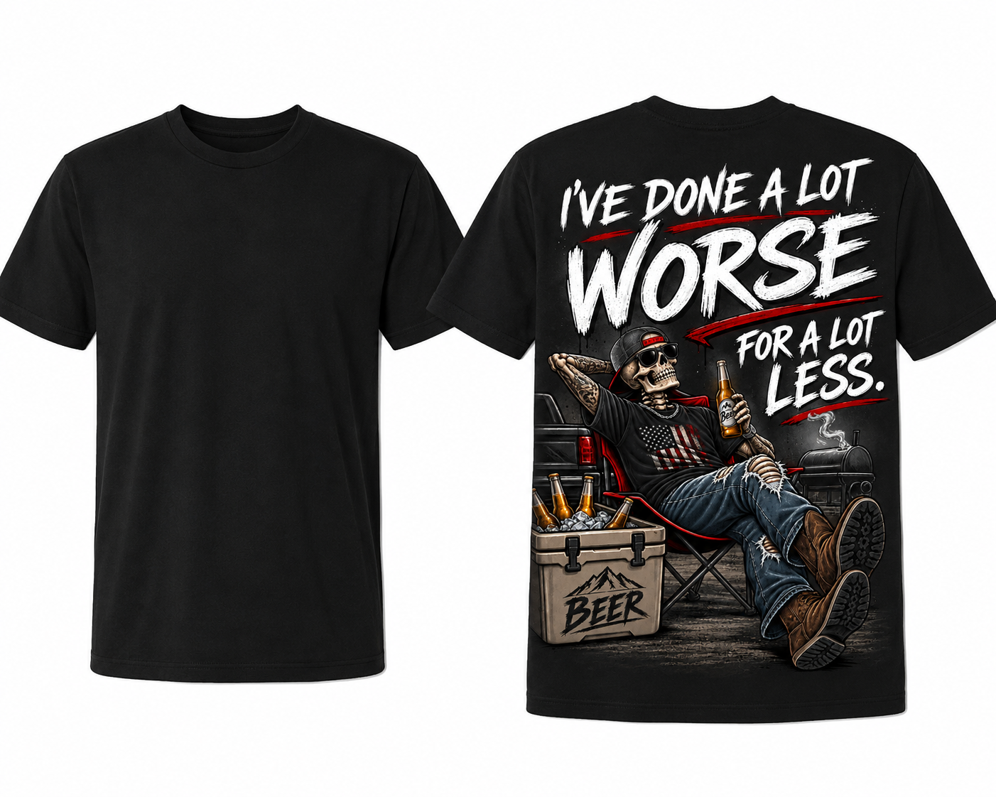 I’ve Done a Lot Worse for a Lot Less – Men’s Adult Humor Graphic T-Shirt