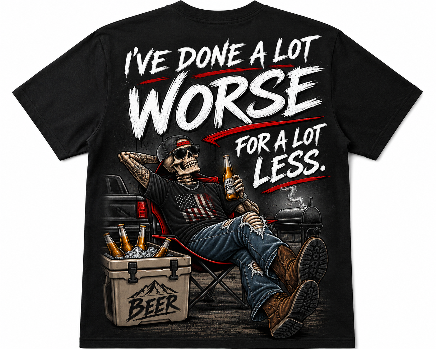 I’ve Done a Lot Worse for a Lot Less – Men’s Adult Humor Graphic T-Shirt