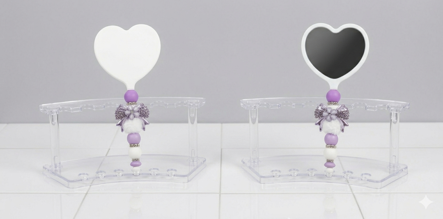 Purple Bow Mirror